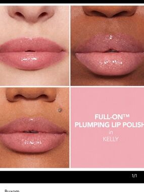 New! KELLY Buxom Full-On Plumping Lip Polish